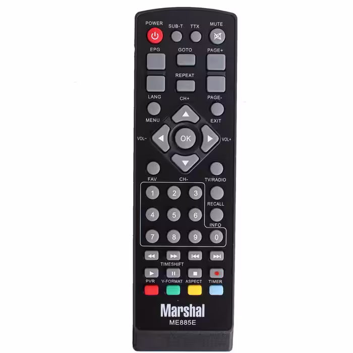 ریموت کنترل گیرنده دیجیتال مارشال ME885E