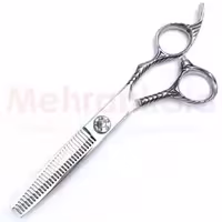 قیچی حرفه ای پیتاژ استیل ژاپنی سوتاپ مدل Silver Class سایز 6 اینچ