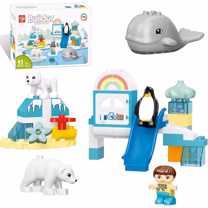 اسباب بازی لگو دوپلو 43 تکه مدل قطب کد 188A65