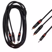 کابل مینی تی آر اس به RCA جی تی آر مدل JM3152 به طول 3 متر
