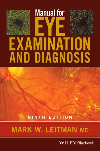 خرید و دانلود نسخه کامل کتاب Manual for Eye Examination and Diagnosis