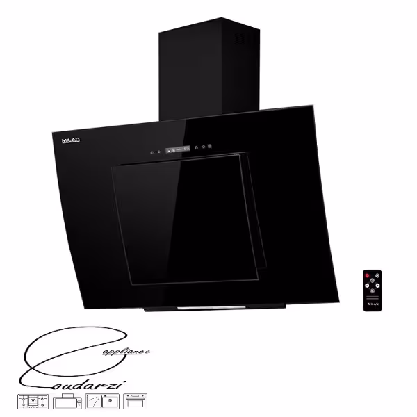 هود میلان مدل مرسا مشکی لمسی