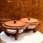 SAFINOX سافینوکس  سوفله چوبی گرد دو قلو  KW801