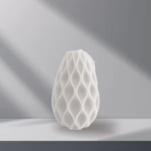 شمع دکوری زنبوری سفید