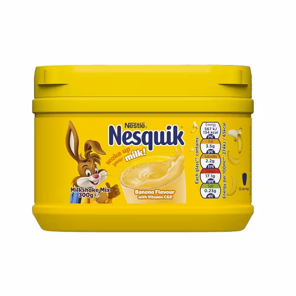 میلک شیک موز نسکوئیک نستله Nesquik وزن 300 گرم