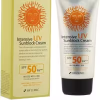 کرم ضد آفتاب گیاهی آبرسان کلینیک 3W CLINIC SPF50     PA (70 میلی‌لیتر)