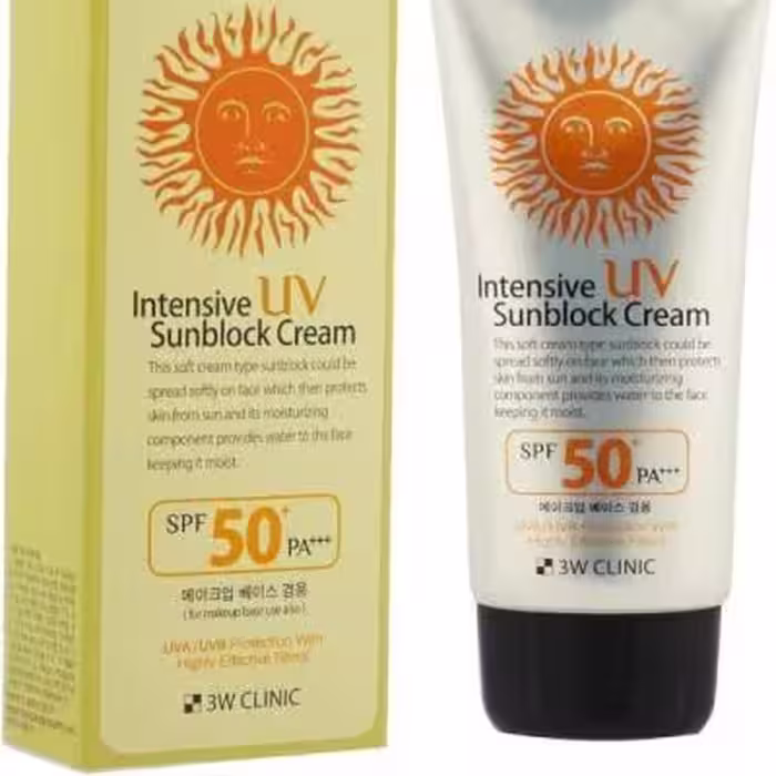 کرم ضد آفتاب گیاهی آبرسان کلینیک 3W CLINIC SPF50     PA (70 میلی‌لیتر)