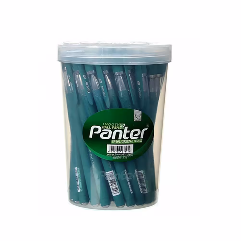 خودکار سبز پنتر مدل (SP-101) 1.0 میلی متری بسته 50 عددی