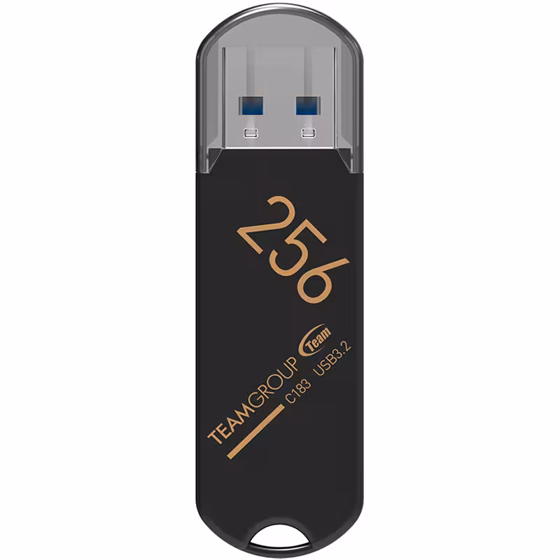 فلش مموری USB 3.2 تیم گروپ مدل C183 با ظرفیت 256 گیگابایت