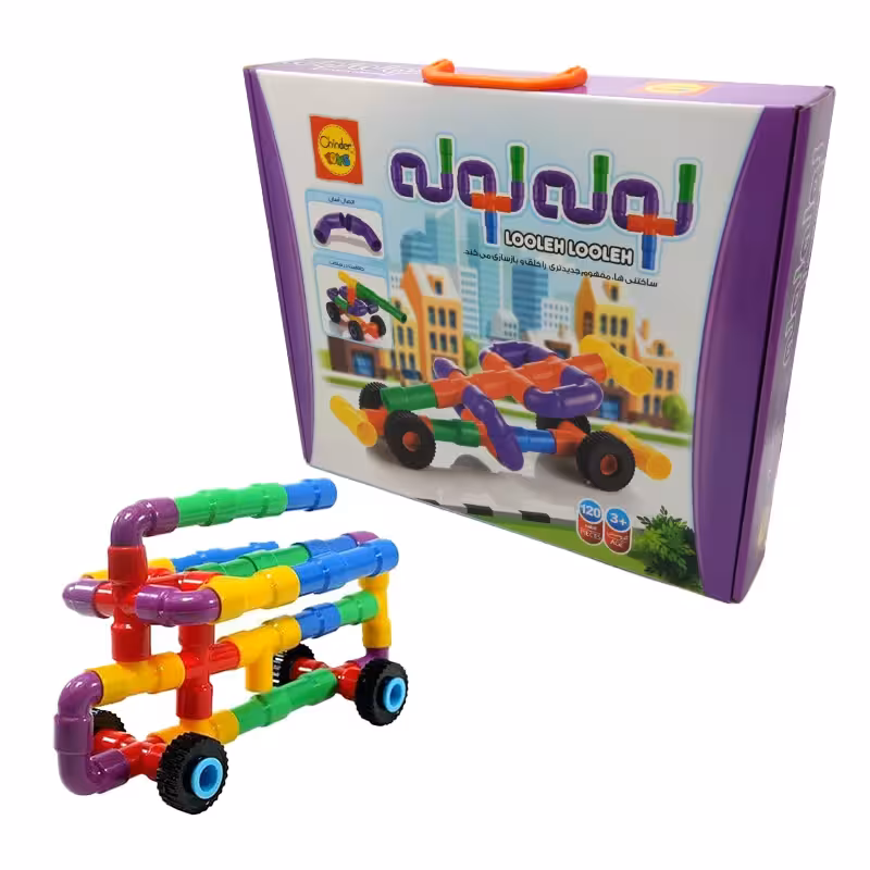 ساختنی لوله لوله 120 قطعه چیندر