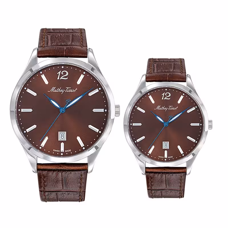 ساعت مچی متی تیسوت ست زنانه و مردانه مدل MATHEY TISSOT H411AM D411AM