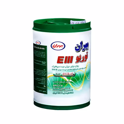 روغن موتور بهران مدل توربو یورو III حجم 20 لیتر (10W-40)