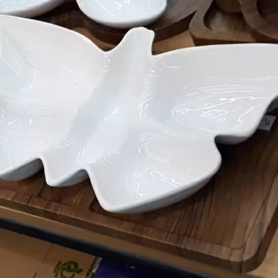 اردو خوری سرامیکی با استند چوبی