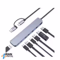 هاب و تبدیل 7 پورت USB 2.0/3.0 مدل BYL-2217TU | پشتیبانی از تبلت و موبایل