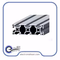 پروفیل آلومینیوم شیاردار 30 در 90 شیار 8 میلیمتر