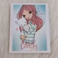 آینه جیبی طرح دختر کد gir111