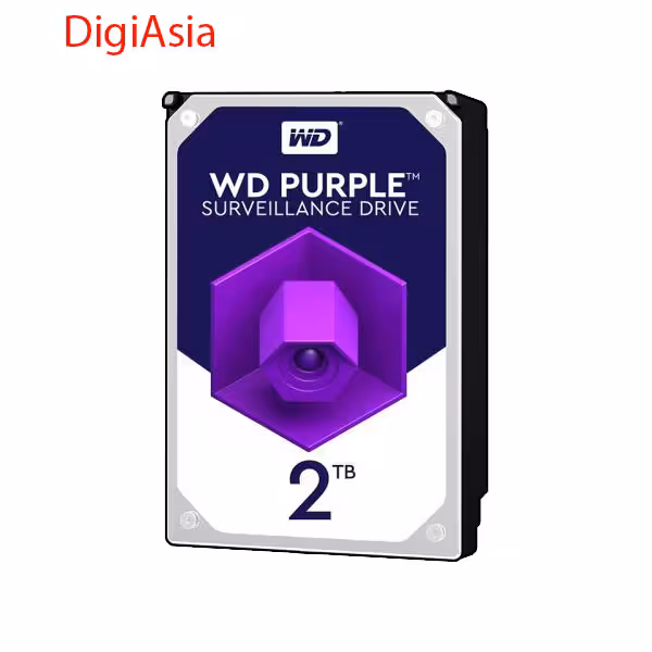 هارددیسک اینترنال وسترن دیجیتال مدل Purple WD20PURZ ظرفیت 2 ترابایت