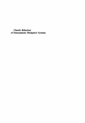 خرید و دانلود نسخه کامل کتاب Chaotic Behaviour of Deterministic Dissipative Systems (Cambridge Nonlinear Science S.)