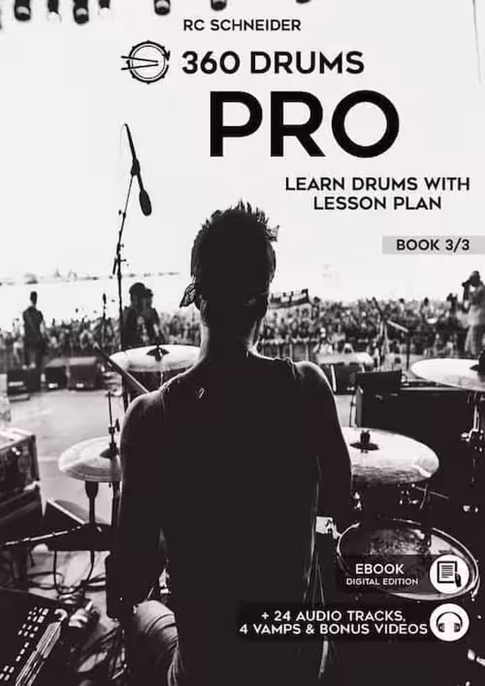 آموزش درامز حرفه‌ ای با 360 Drums Vol 3 | متد پیشرفته RC Schneider