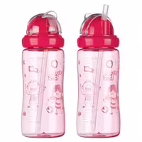 قمقمه نی دار 300 میل کودک بیبی لند دخترانه