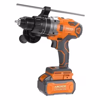 دریل شارژی 2 سرعته چکشی براش لس 20 ولت 4 آمپر آنکور مدل DCE2