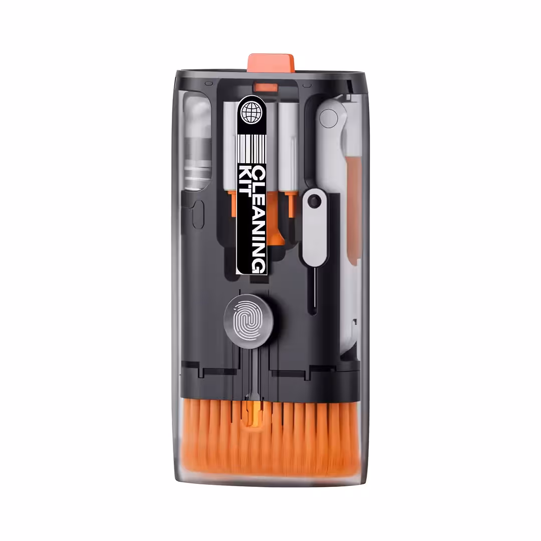 کیت تمیز کننده لوازم دیجیتال 11 در 1 پرودو Porodo Cleaning Kit PD-LFST163-BK