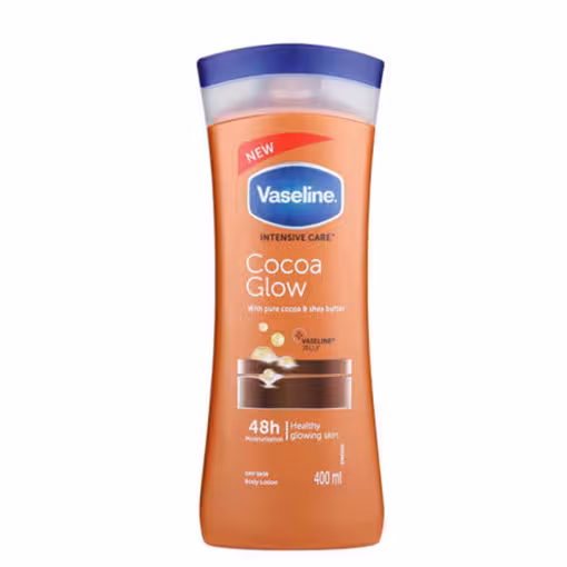 لوسیون بدن کاکائو و شیباتر وازلین Cocoa Glow