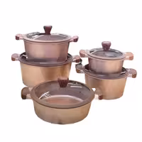 سرویس قابلمه 10 پارچه چدن بلک کوکر