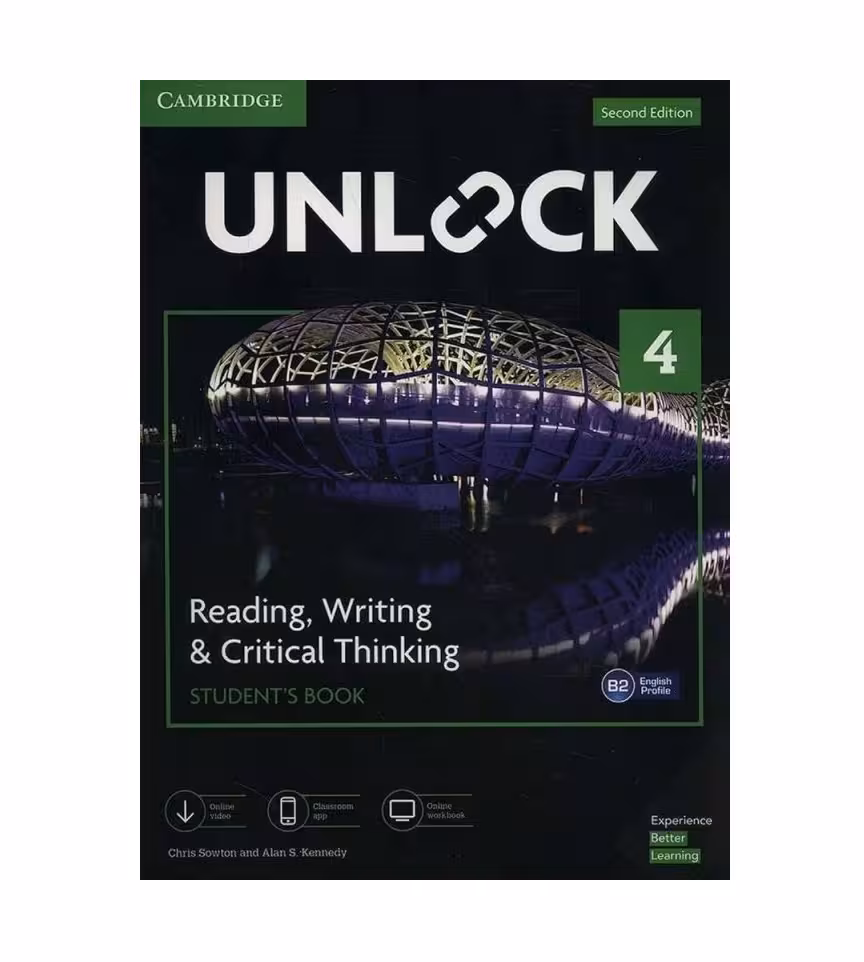 آنلاک چهار ریدینگ رایتینگ اند کریتیکال تینکینگ Unlock 4 Reading Writing and Critical Thinking Second Edition