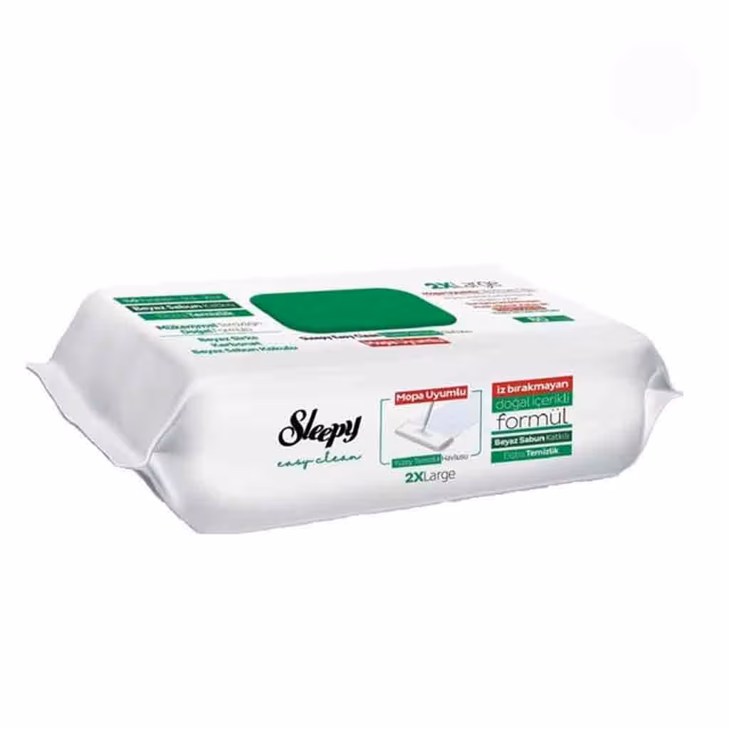 دستمال مرطوب همه کاره اسلیپی Sleepy Easy Clean Green بسته 100 عددی