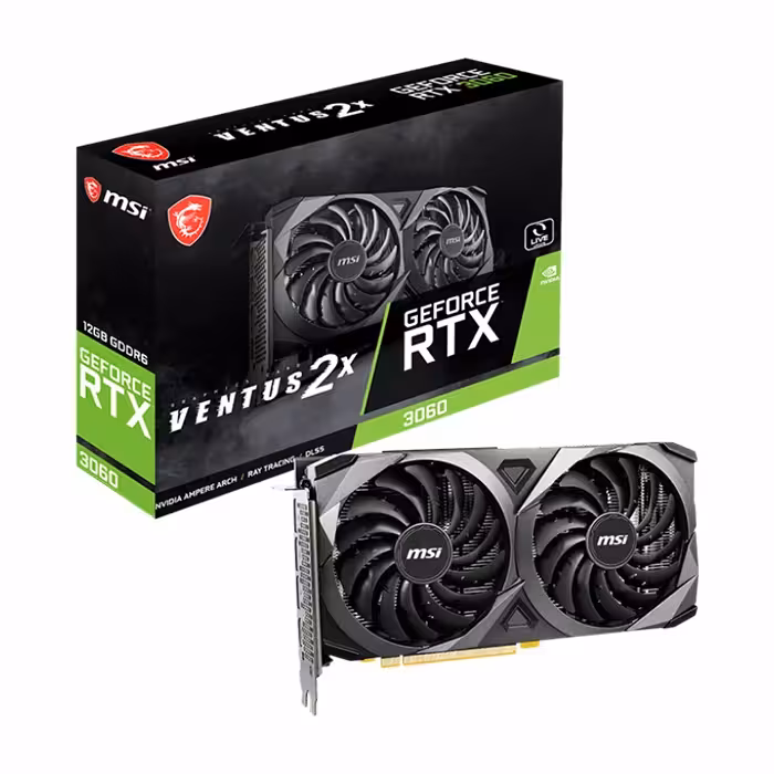 کارت گرافیک ام اس ای GeForce RTX 3060 VENTUS 2X 12GB