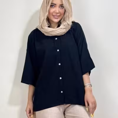 شومیز لنین مدل باکسی