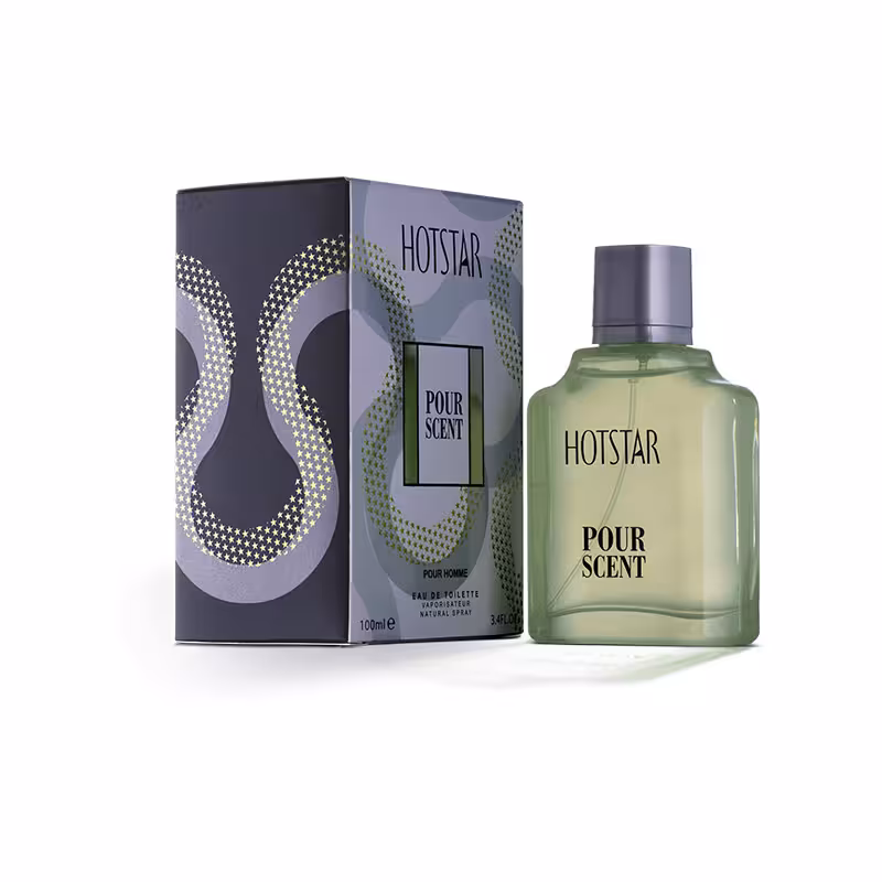 ادکلن مردانه پورسنت Pour Scent هات استارحجم 100 میلی لیتر