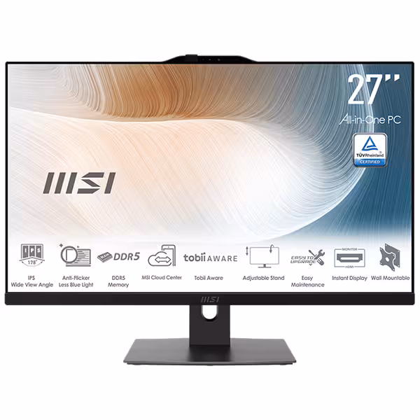 کامپیوتر همه کاره 27 اینچ ام اس آی Modern AM272P 1M I7 500GB Black