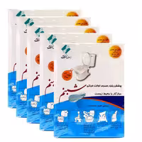 روکش یک بار مصرف توالت فرنگی شبنم کد 050 پنج بسته 20 عددی | کالا مکس