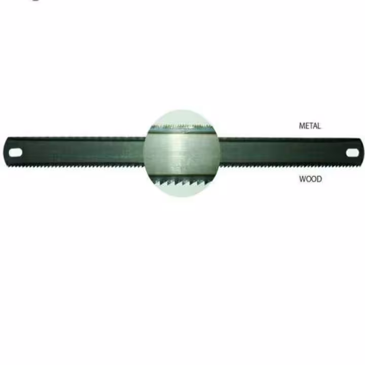 اره آهن بر دوطرفه چوب و آهن فنری