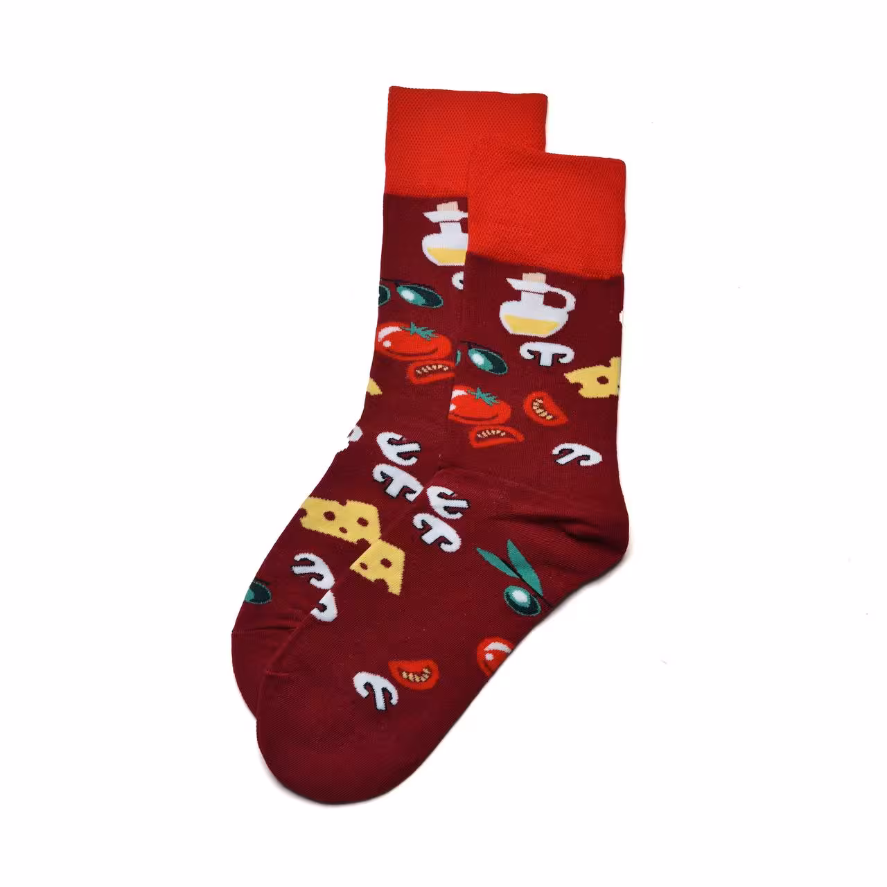 جوراب ساقدار coco طرح پیتزا 2
