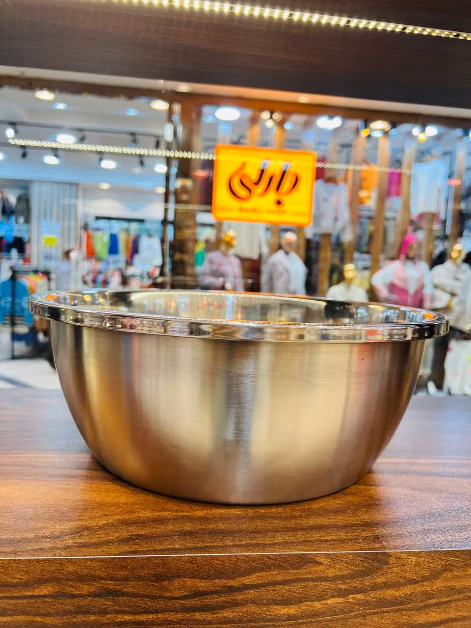 لگن گرد استیل رنگ ثابت وارداتی 5063-34
