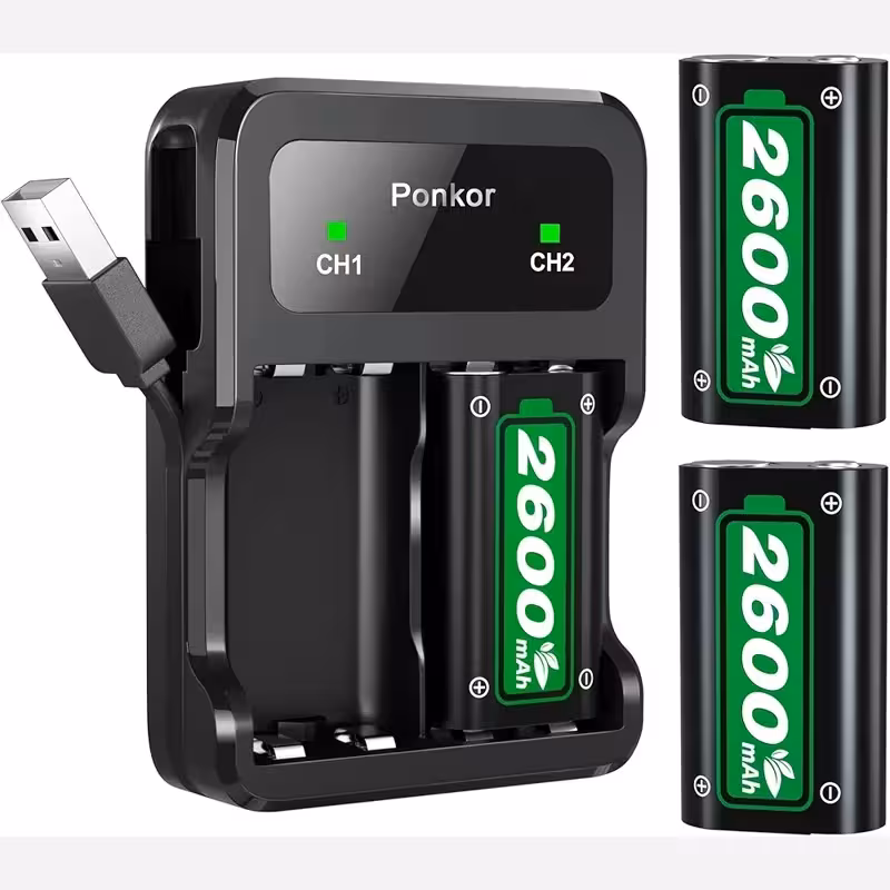 بسته باتری شارژ سریع 2X برای Xboxباتری قابل شارژ اورجینال امازون المان