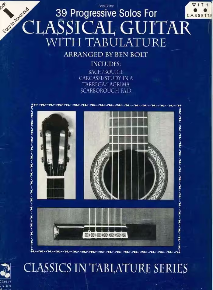 قطعات سولو گیتار کلاسیک Ben Bolt _ Solos for Classical Guitar