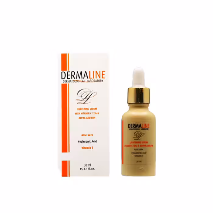 سرم روشن کننده درمالاین حاوی ویتامین سی و آربوتین (30 میل)