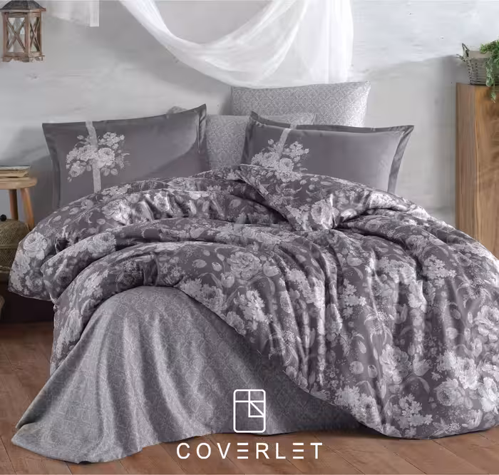 روتختی طوسی دونفره کاوری مدل Monica