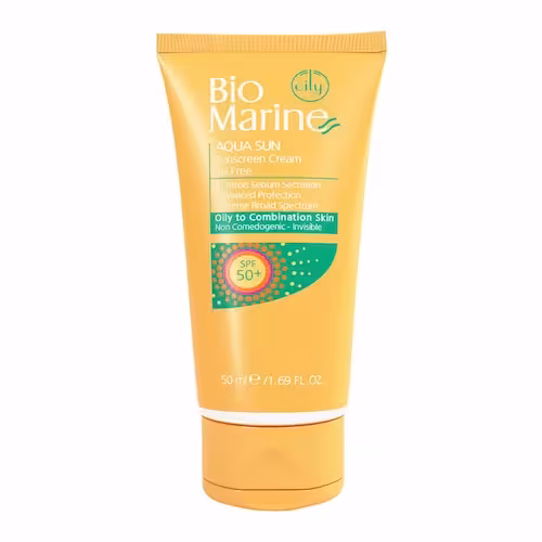 کرم ضد آفتاب فاقد چربی SPF50 بایومارین حجم 50 میل  SUNSCREEN CREAM OIL FREE spf 50 BIOMARINE