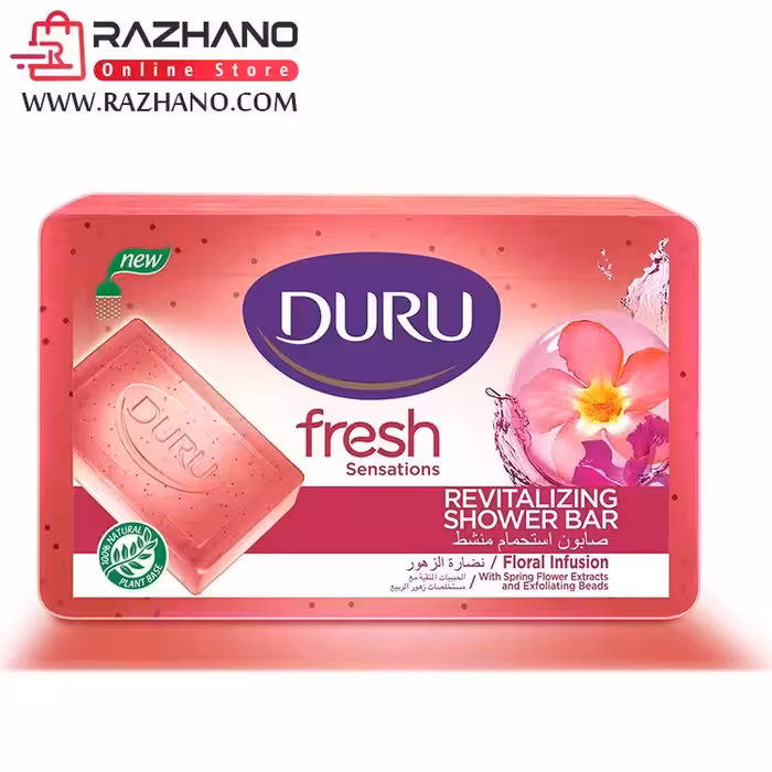 صابون دورو فرش سنسیشن قرمز duru fresh sensations بسته 4 عددی 160گرم