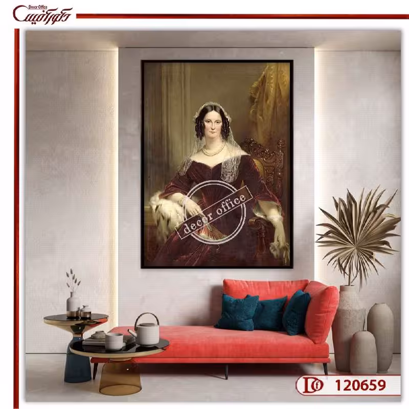 تابلو کلاسیک زن R120659