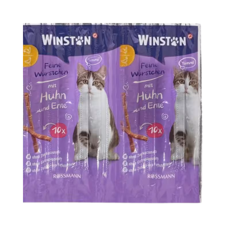 تشویقی مدادی گربه با طعم مرغ و اردک برند winston وینستون