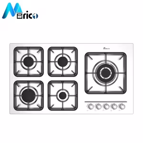 گاز رومیزی بیمکث کد 5094 پنج شعله استیل