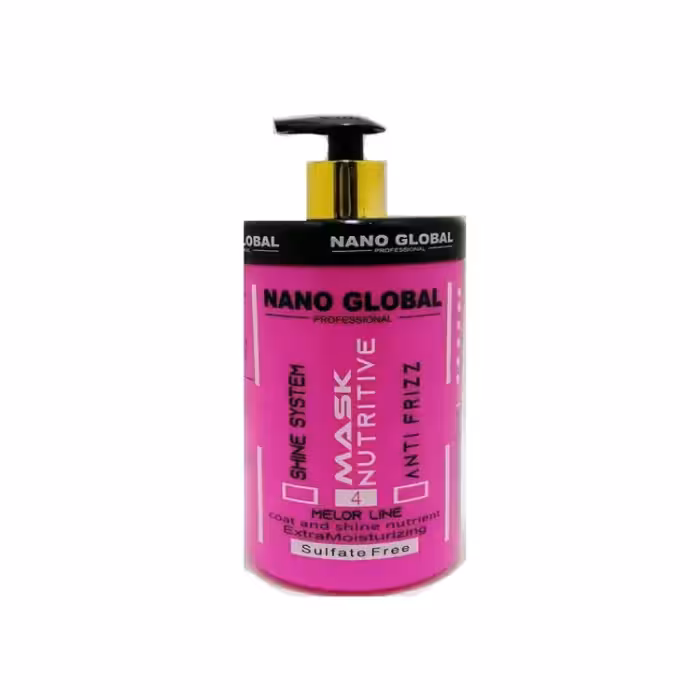 ماسک مو موهای فر NUTRITIVE نانو گلوبال 1000 میل