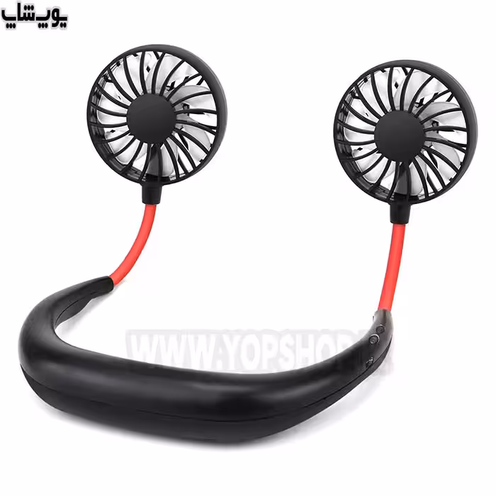 پنکه گردنی دوبل RGB سنکسینای مدل Sport Fan