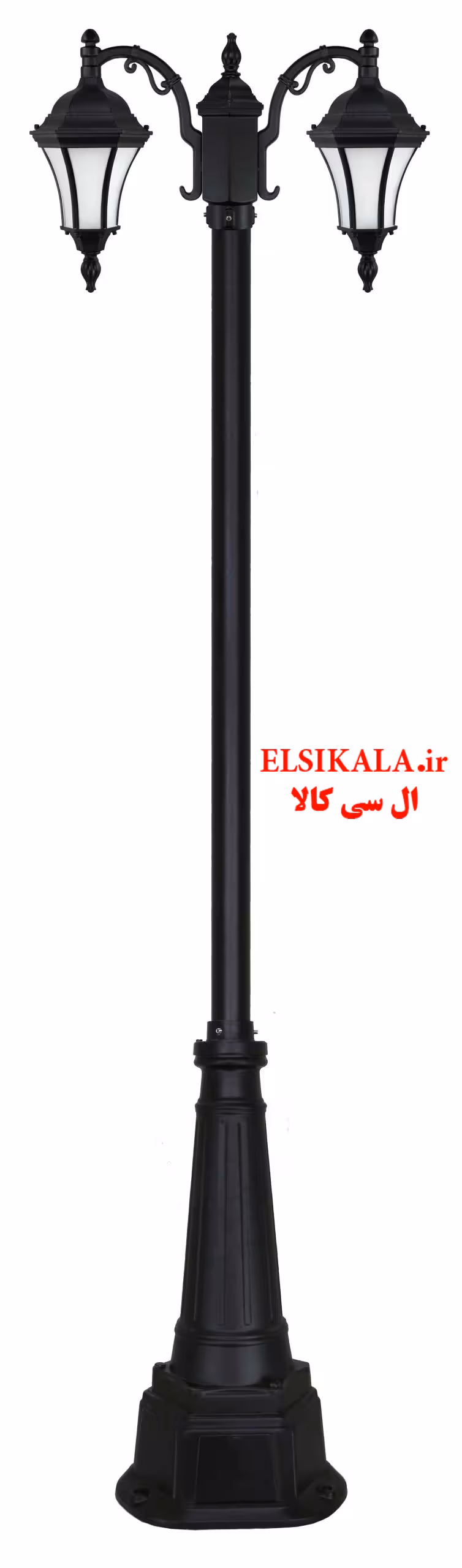 چراغ دوشاخه رومی کمرباریک آلمینیوم دایکاست